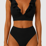 Tvarující bikiny s volánky