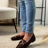 Glitter Brown Loafer