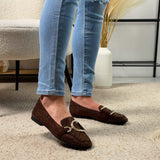 Glitter Brown Loafer