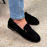 Badge Black Loafer