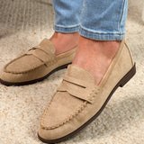 Badge Khaki Loafer