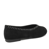 Stitched Black Loafers