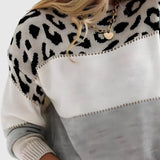 Charlene - Svetr s leopardím vzorem