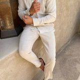 Radek – Lehký lněný set pro moderní letní styl