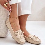 Fringle Beige Loafers