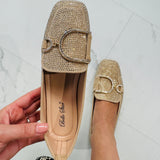 Glitter Beige Loafer