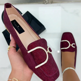 Glitter Bordeaux Loafer