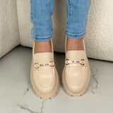 Savannah Beige Mocassin