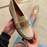 Romina Beige Mocassin