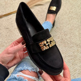 Romina Black Mocassin