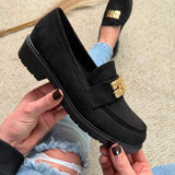 Romina Black Mocassin