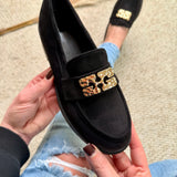 Romina Black Mocassin