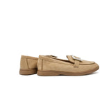 Square Khaki Loafer
