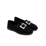 Square Black Loafer