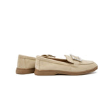 Square Beige Loafer