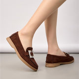 Square Brown Loafer