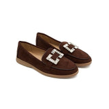 Square Brown Loafer