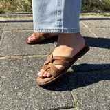 Iza Brown Slipper