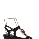 Nowie Black Sandaal