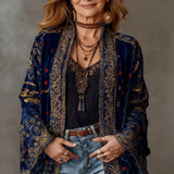 Elen – Bohémské vintage kimono s uměleckým vzorem