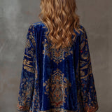 Elen – Bohémské vintage kimono s uměleckým vzorem