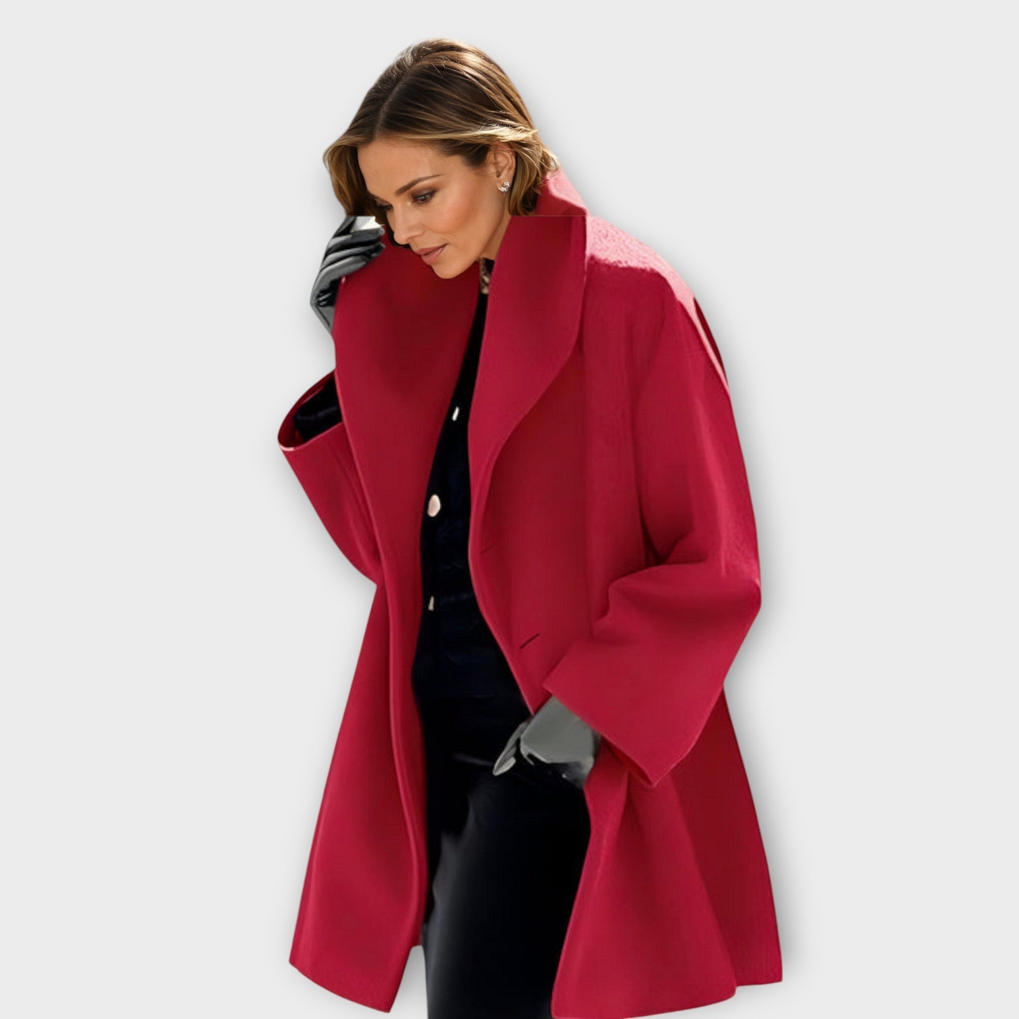 Alice™ | Elegantní vlněný kabát na podzim a zimu