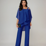 Tereza – Elegantní dámský set s volnou halenkou a kalhotami