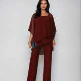 Tereza – Elegantní dámský set s volnou halenkou a kalhotami